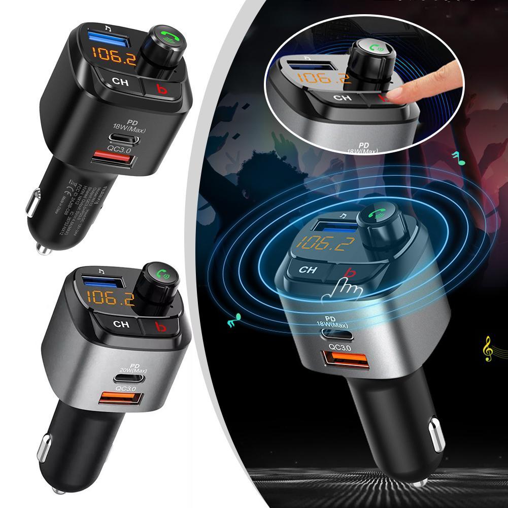 Universal Bluetooth 5.0 FM Transmitter QC3.0 & USB-C PD 18W Wireless Bluetooth Radio Adapter Music Player Hands-Free Calls чёрный
Universal Bluetooth 5.0 FM Transmitter QC3.0 & USB-C PD 18W Wireless Bluetooth Radio Adapter Music Player Hands-Free Calls чёрный