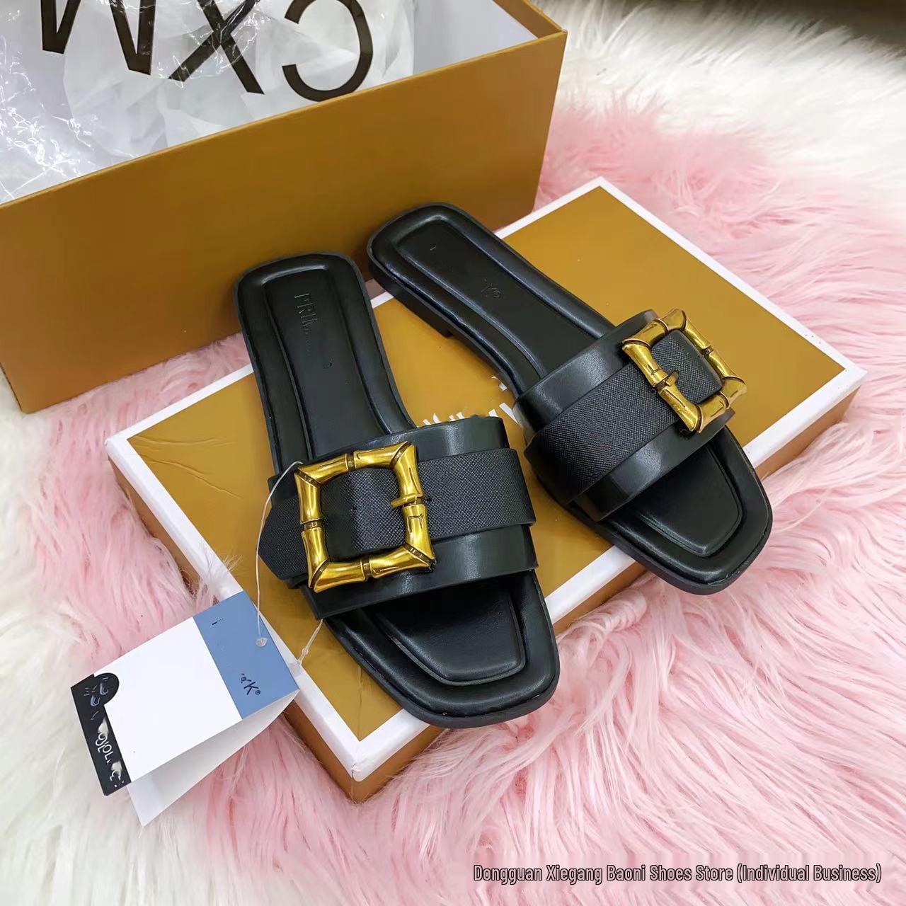 Women s Summer Metal Buckle Sandals: Stylish, Versatile, and Comfortable Flats for Any Occasion 41
Women s Summer Metal Buckle Sandals: Stylish, Versatile, and Comfortable Flats for Any Occasion 41