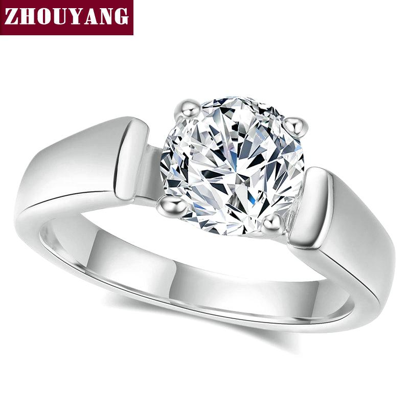 ZHOUYANG Wedding Ring For Women 4 Claws Classic 7mm Multicolor Optional Cubic Zirconia Rose Gold Color Fashion Jewelry R053 R822 9
ZHOUYANG Wedding Ring For Women 4 Claws Classic 7mm Multicolor Optional Cubic Zirconia Rose Gold Color Fashion Jewelry R053 R822 9