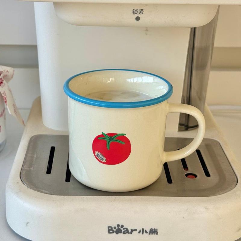 Creative Cartoon Tomato Enamel Coffee Cup Couple s Mug Home Breakfast Milk Oatmeal Cup Cute Tomato Ceramic Cup Home Decoration 301-400ml
Creative Cartoon Tomato Enamel Coffee Cup Couple s Mug Home Breakfast Milk Oatmeal Cup Cute Tomato Ceramic Cup Home Decoration 301-400ml