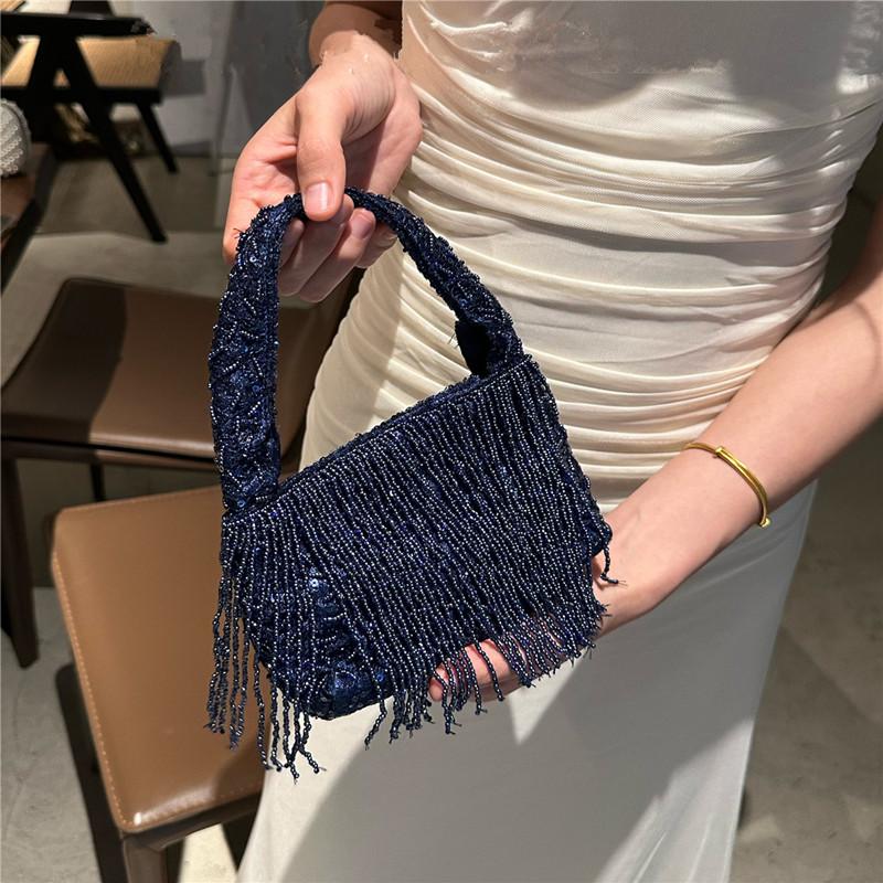 2025 Luxury Women Vintage Handmade Beaded Tassel Evening Bag Brand High-end Party Shiny Handbag Trendy Bridal Banquet Clutch Bag синий
2025 Luxury Women Vintage Handmade Beaded Tassel Evening Bag Brand High-end Party Shiny Handbag Trendy Bridal Banquet Clutch Bag синий