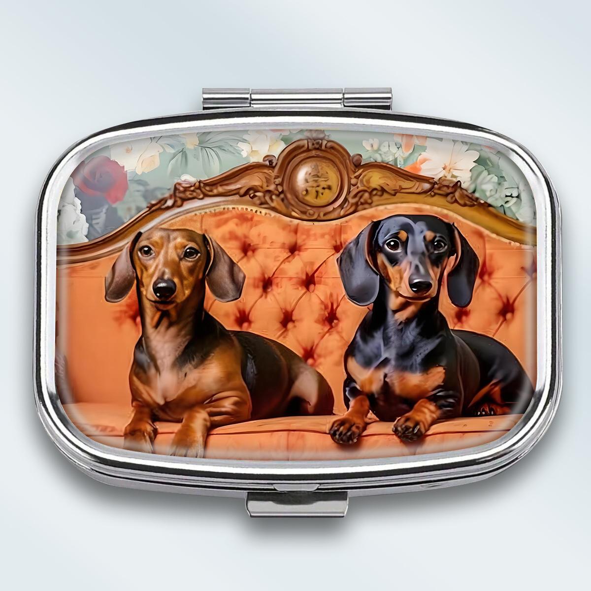 Portable Pill Box with 2 Compartments, Mini Metal Medicine Organizer Case, Cute Printed Pill Container for Vitamins, Pills, Jewelry, Travel, Daily Use різнокольоровий
Portable Pill Box with 2 Compartments, Mini Metal Medicine Organizer Case, Cute Printed Pill Container for Vitamins, Pills, Jewelry, Travel, Daily Use різнокольоровий