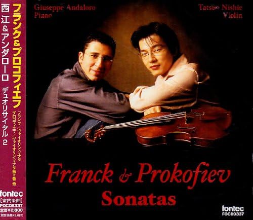 CD ANDALORO (GIUSEPPE) TATSURO NISHIE, - Franck & Prokofiev/Nishie & Andalor Japan ObiMusic Others Used
CD ANDALORO (GIUSEPPE) TATSURO NISHIE, - Franck & Prokofiev/Nishie & Andalor Japan ObiMusic Others Used