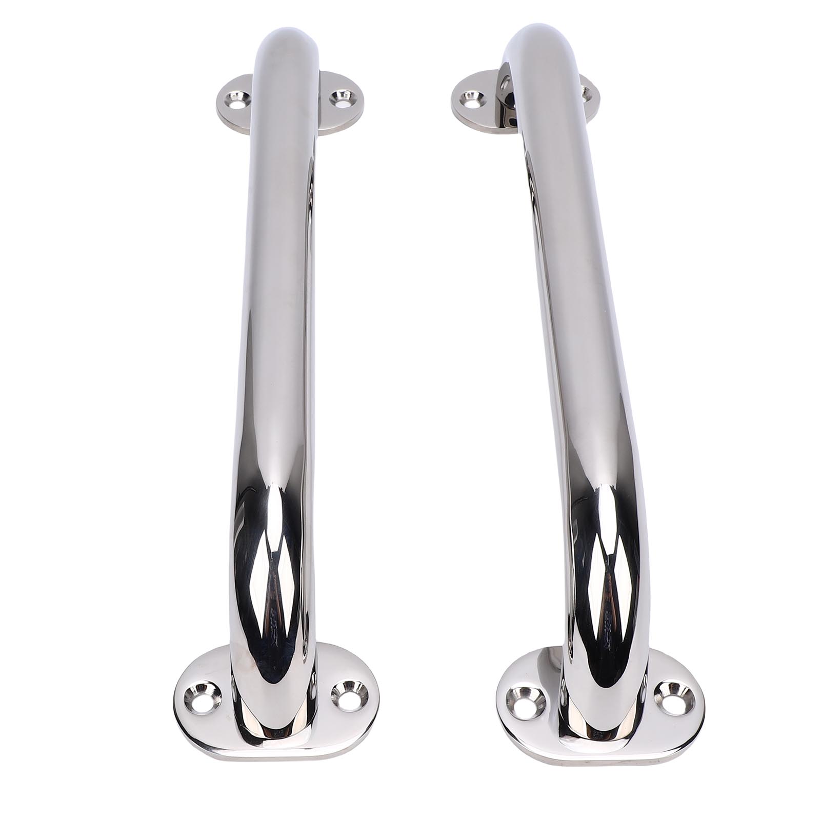 2PCS Boat Grab Handles 12 Inch Heavy Duty Polished Stainless Steel Boat Grab Rail Handle with Flange and Bolt for Yatch
2PCS Boat Grab Handles 12 Inch Heavy Duty Polished Stainless Steel Boat Grab Rail Handle with Flange and Bolt for Yatch