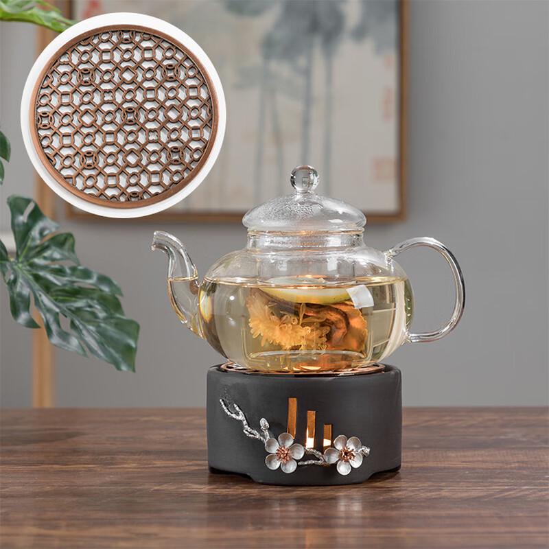 Shangqi Ceramic Electric Tea Warmer with Glass Pot
Shangqi Ceramic Electric Tea Warmer with Glass Pot