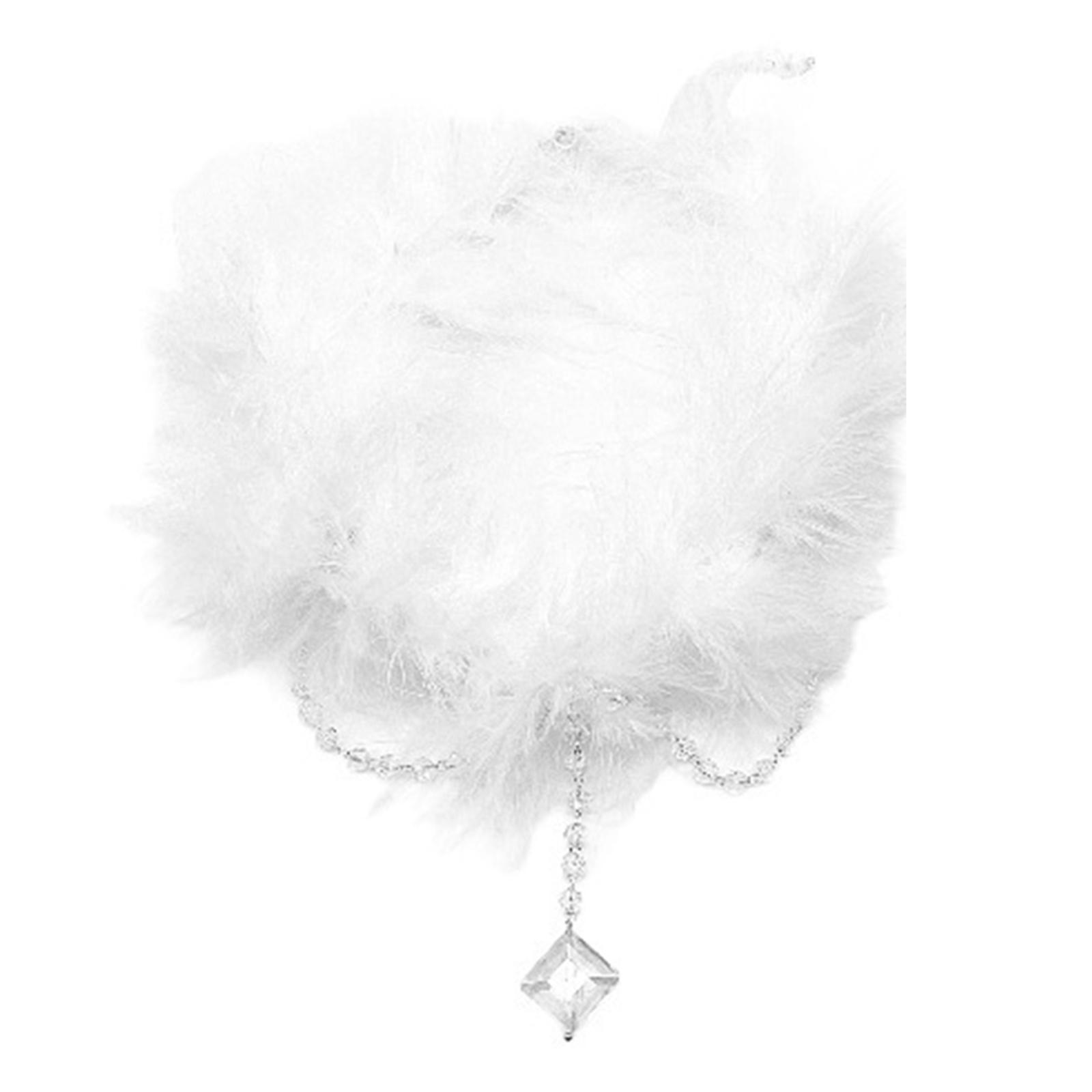 Gothic Feather Choker Necklace Neck Wrap Feather Chocker Halloween Christmas Party Accessoires Gift for Women Girls білий
Gothic Feather Choker Necklace Neck Wrap Feather Chocker Halloween Christmas Party Accessoires Gift for Women Girls білий