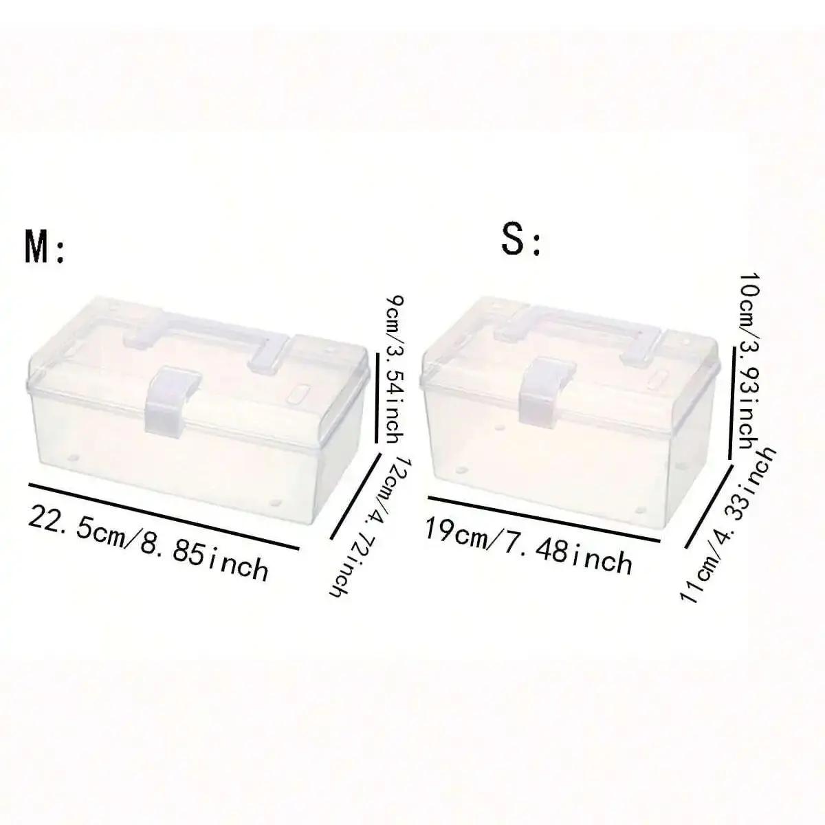 Коробка для хранения большой вместимости, складная, многофункциональная, пластиковая, портативная, органайзер для макияжа и заколок для волос, коробка для ювелирных изделий для нейл-арта S чистый
Коробка для хранения большой вместимости, складная, многофункциональная, пластиковая, портативная, органайзер для макияжа и заколок для волос, коробка для ювелирных изделий для нейл-арта S чистый