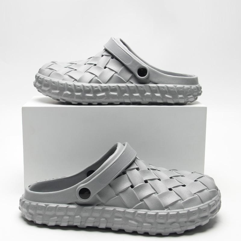 Asgard Women Summer New Sandals Outdoor Anti-skid EVA Garden Shoes Comfy Thick Sole Holes Beach Slippers Soft Pillow Home Slides 44-45 сірий
Asgard Women Summer New Sandals Outdoor Anti-skid EVA Garden Shoes Comfy Thick Sole Holes Beach Slippers Soft Pillow Home Slides 44-45 сірий