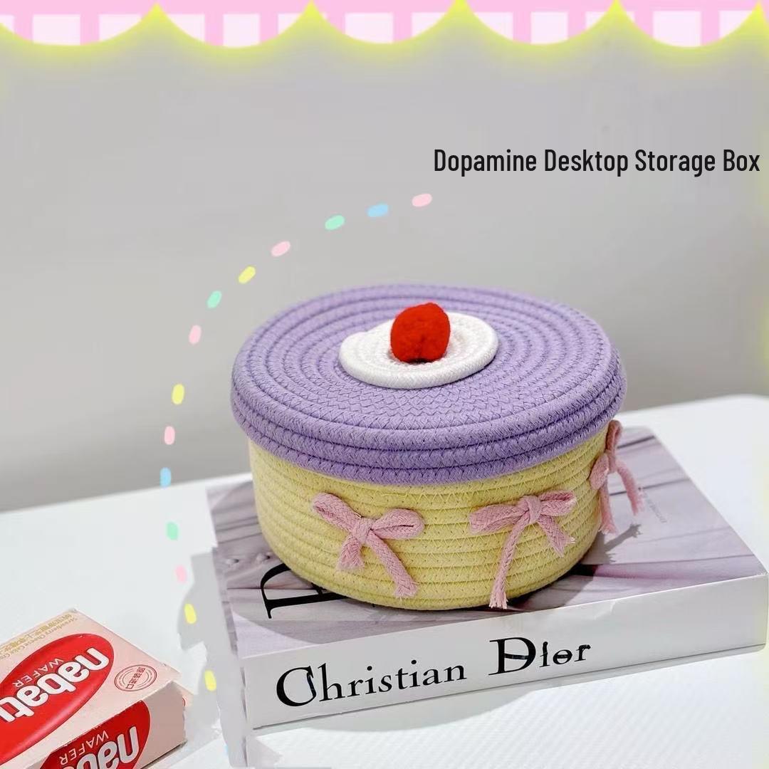 Handmade Cotton Storage Basket with Lid and Bow 22*13 cm
Handmade Cotton Storage Basket with Lid and Bow 22*13 cm