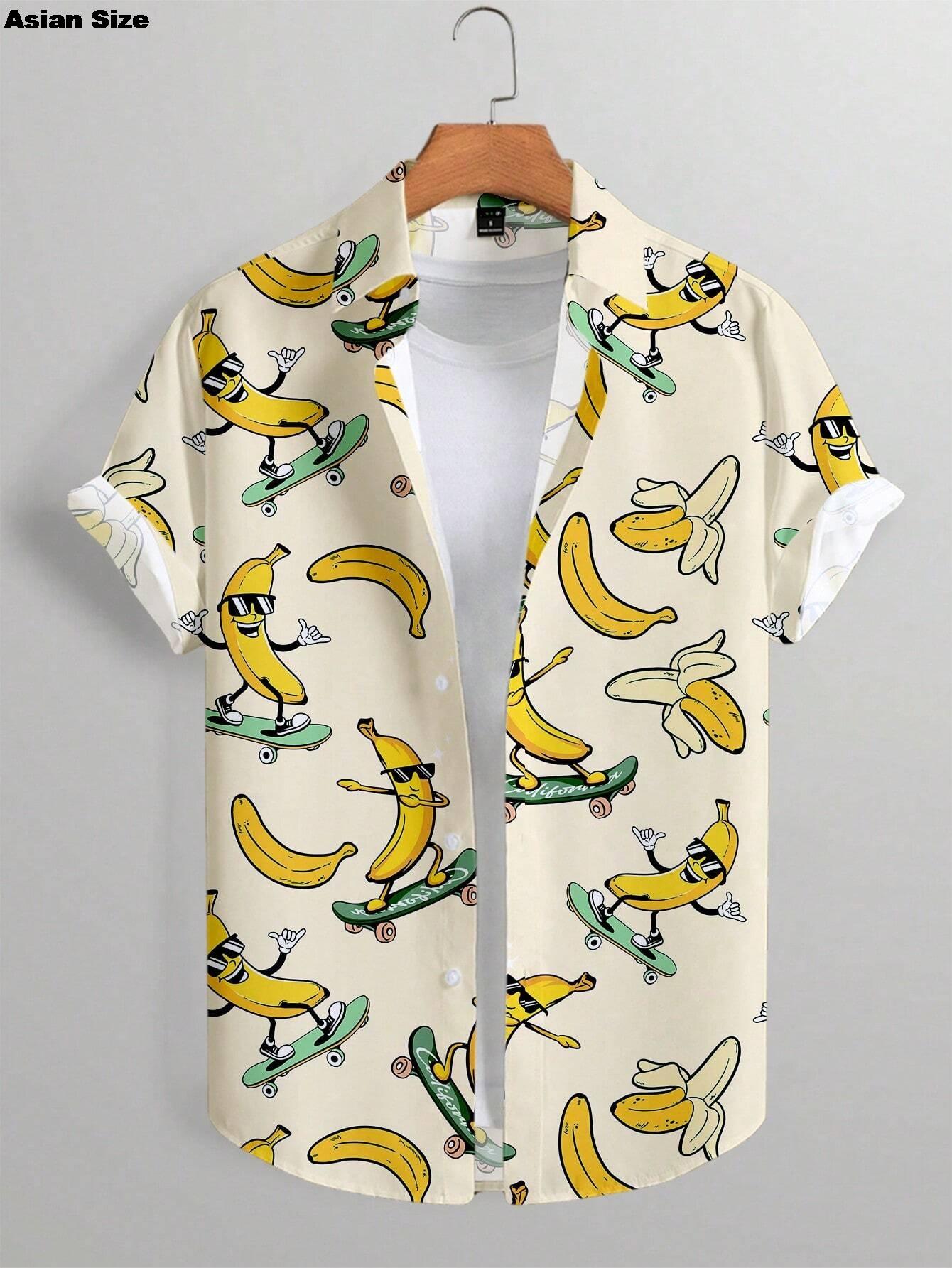 2025 Funny Banana Animation Men s Shirt Lapel Party Shirt Men s Casual Street Short Sleeve Summer New Fashion 3D Printed Clothes 2XL
2025 Funny Banana Animation Men s Shirt Lapel Party Shirt Men s Casual Street Short Sleeve Summer New Fashion 3D Printed Clothes 2XL