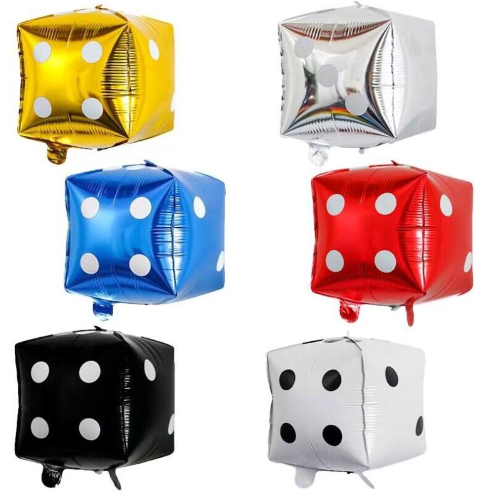 5PCS Inflatable Cube Dice Foil Balloons Thickened 18cm Cube Foil Balloons Adult Birthday Decor білий
5PCS Inflatable Cube Dice Foil Balloons Thickened 18cm Cube Foil Balloons Adult Birthday Decor білий