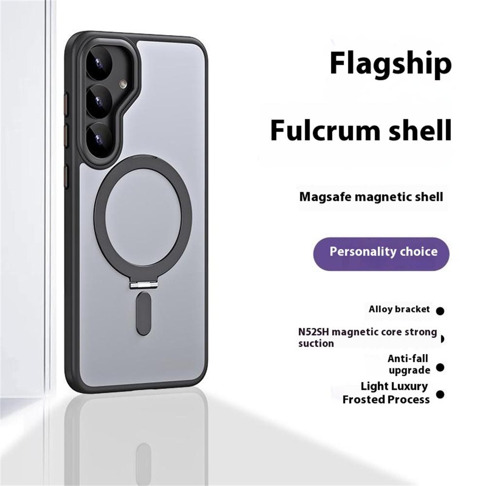 For Samsung Galaxy S25 Case Compatible with MagSafe TPU+Acrylic Kickstand Phone Cover Transparent
For Samsung Galaxy S25 Case Compatible with MagSafe TPU+Acrylic Kickstand Phone Cover Transparent