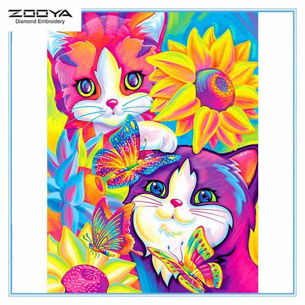 ZOOYA DIY 5D Полный горный хрусталь Алмазный Подсолнух Кошка Вышивка Картина Вышивка крестом Домашний декор
ZOOYA DIY 5D Полный горный хрусталь Алмазный Подсолнух Кошка Вышивка Картина Вышивка крестом Домашний декор