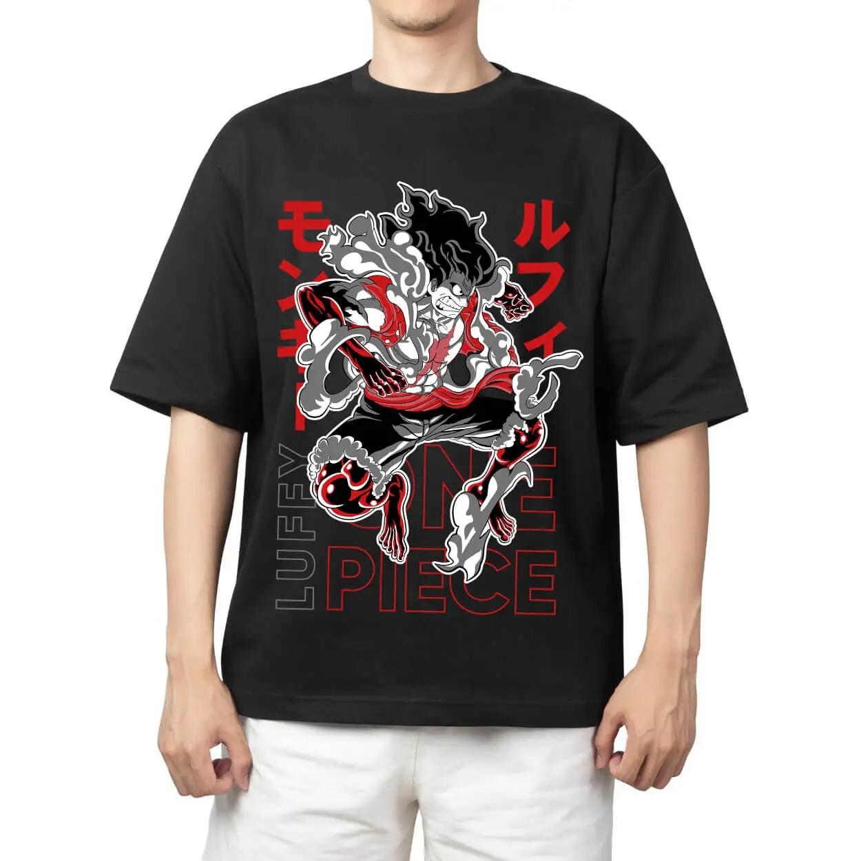 One Piece Monkey D. Luffy Gear 4 Snakeman Anime Black Oversized T-Shirt Streetwear Pop Rock Concert Fan Merch T-Shirt 4XL
One Piece Monkey D. Luffy Gear 4 Snakeman Anime Black Oversized T-Shirt Streetwear Pop Rock Concert Fan Merch T-Shirt 4XL