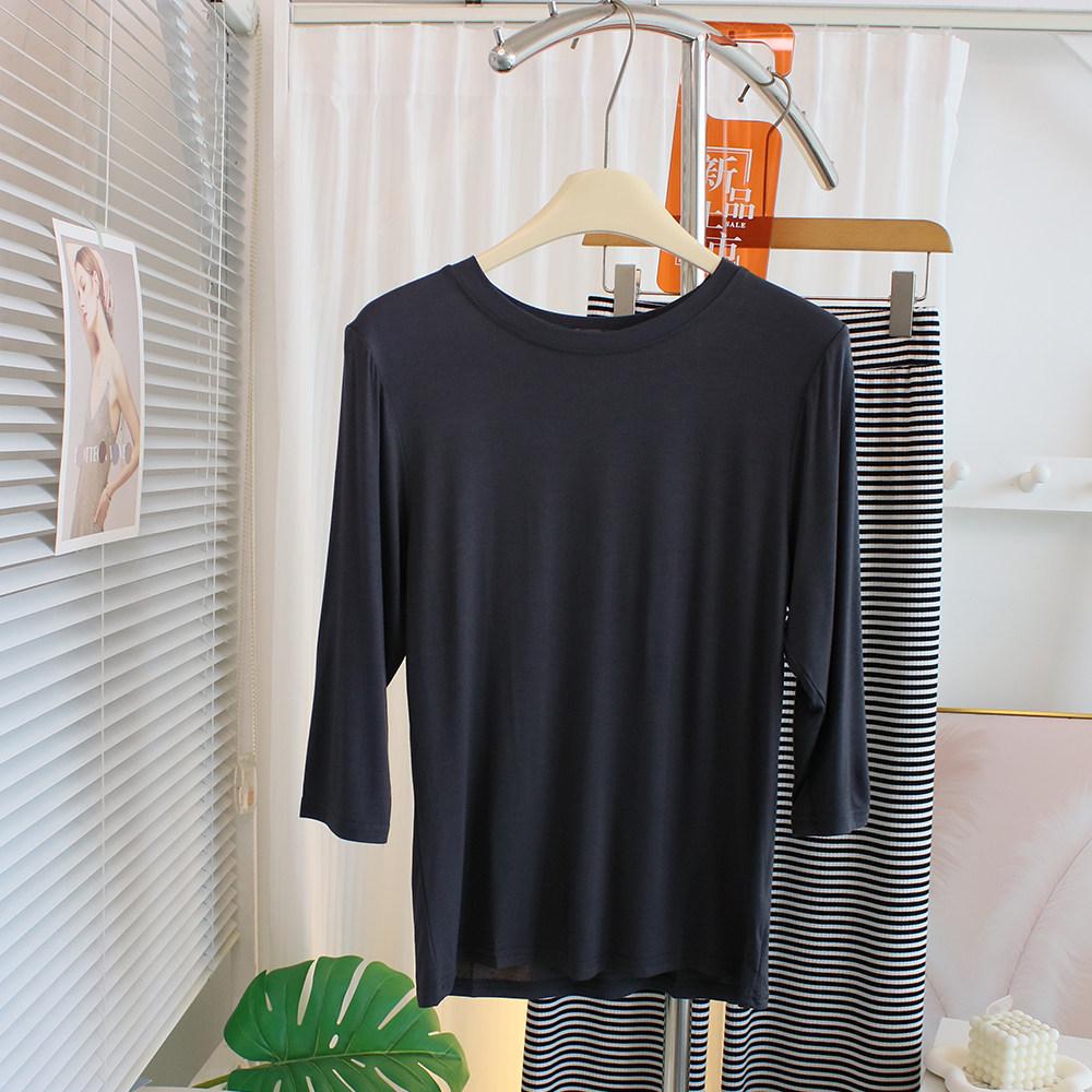 Women s Skin-Friendly Modal Seven-Sleeve T-Shirt - Comfortable, Versatile Round Neck Base Layer for Spring/Summer. 4XL
Women s Skin-Friendly Modal Seven-Sleeve T-Shirt - Comfortable, Versatile Round Neck Base Layer for Spring/Summer. 4XL