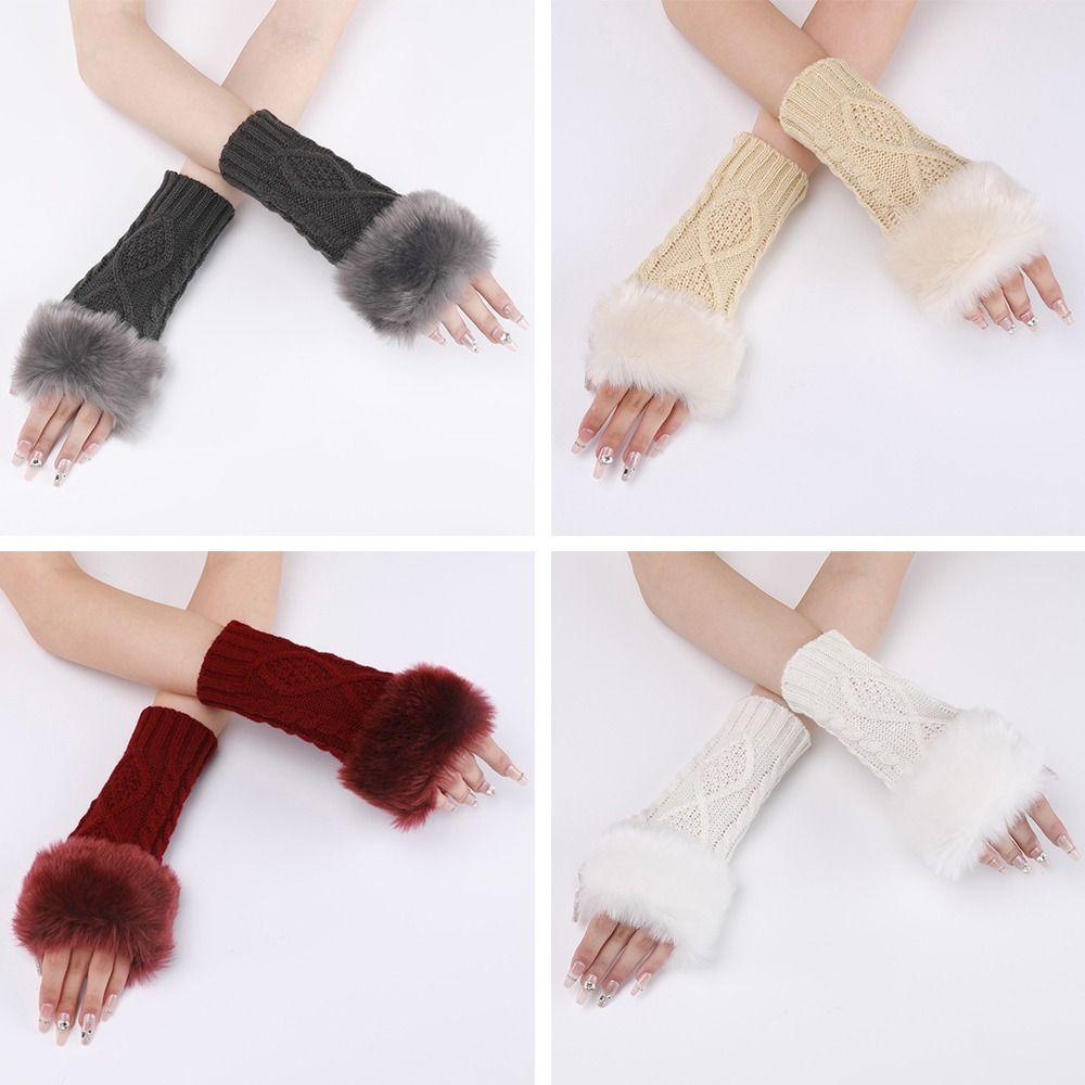Fingerless Mittens Twist Thick Warm Women Gloves Long Mitten Fingerless Gloves Long Knitted Gloves білий
Fingerless Mittens Twist Thick Warm Women Gloves Long Mitten Fingerless Gloves Long Knitted Gloves білий