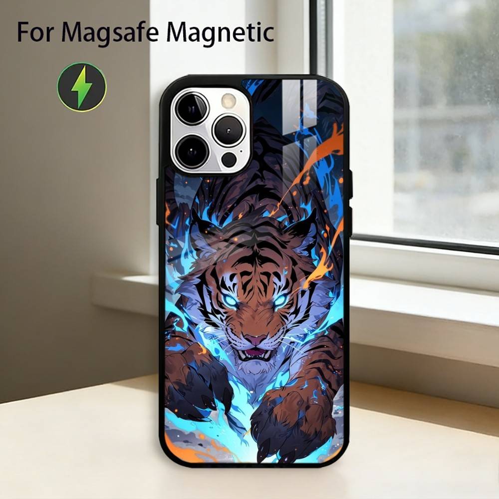 Cartoon Ferocious Tiger Phone Case For iPhone17,16,15,14,13,12,11 Plus,Pro Magnetic For Magsafe Wireless Charging iPhone15PROMAX
Cartoon Ferocious Tiger Phone Case For iPhone17,16,15,14,13,12,11 Plus,Pro Magnetic For Magsafe Wireless Charging iPhone15PROMAX