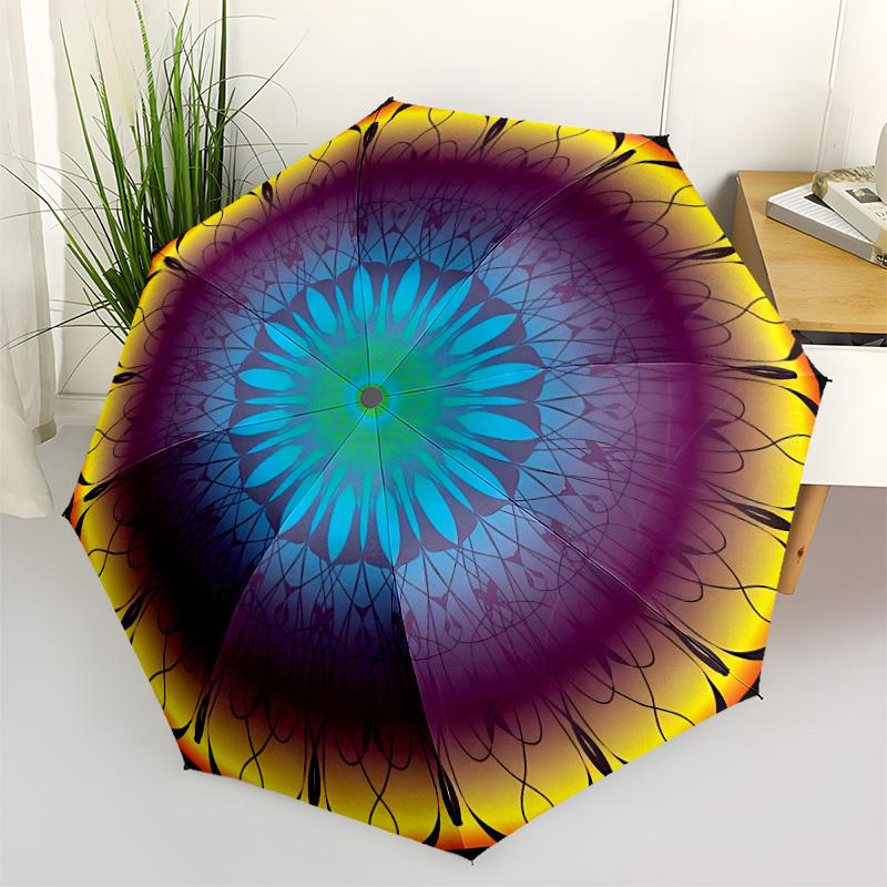 1pc Mandala Automatic Umbrella | Portable Foldable 8-Rib Manual Open, Cute Birthday & Holiday Gift for Outdoor yy260107086
1pc Mandala Automatic Umbrella | Portable Foldable 8-Rib Manual Open, Cute Birthday & Holiday Gift for Outdoor yy260107086