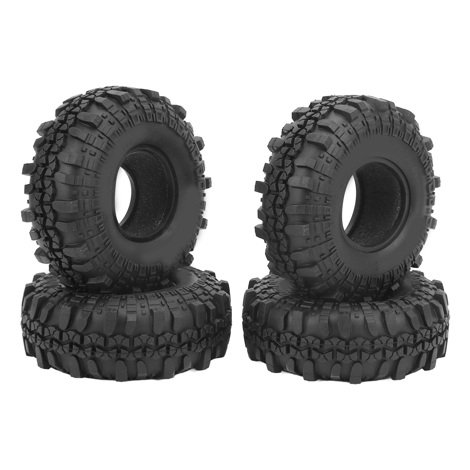 4Pcs RC Tires Rubber 110mm Black Tyres Shock Resistant RC Crawler Car Accessories for MN999
4Pcs RC Tires Rubber 110mm Black Tyres Shock Resistant RC Crawler Car Accessories for MN999
