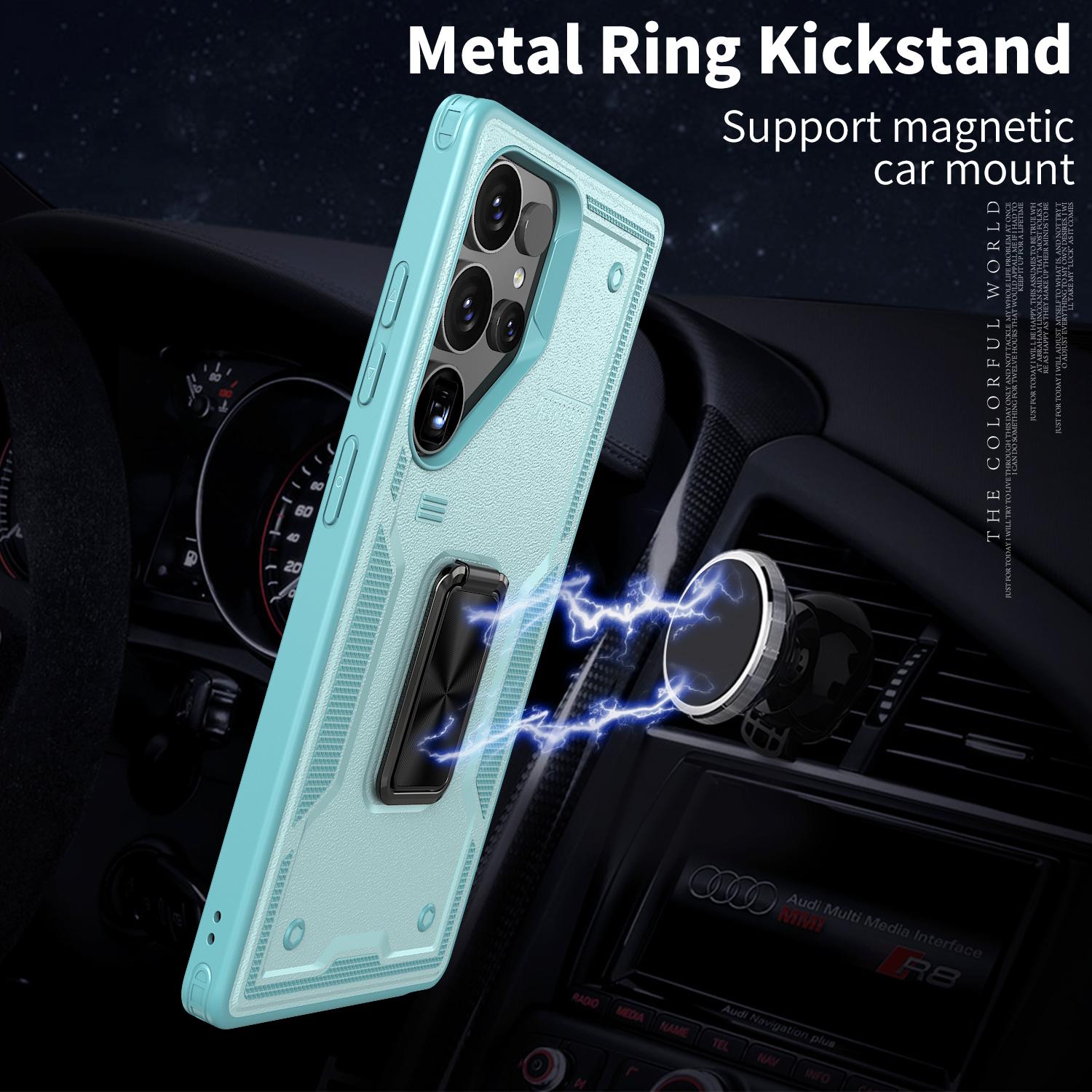 For Samsung Galaxy S25 Ultra Case Ring Kickstand Anti-Drop PC+TPU Phone Cover Titanium Grey
For Samsung Galaxy S25 Ultra Case Ring Kickstand Anti-Drop PC+TPU Phone Cover Titanium Grey