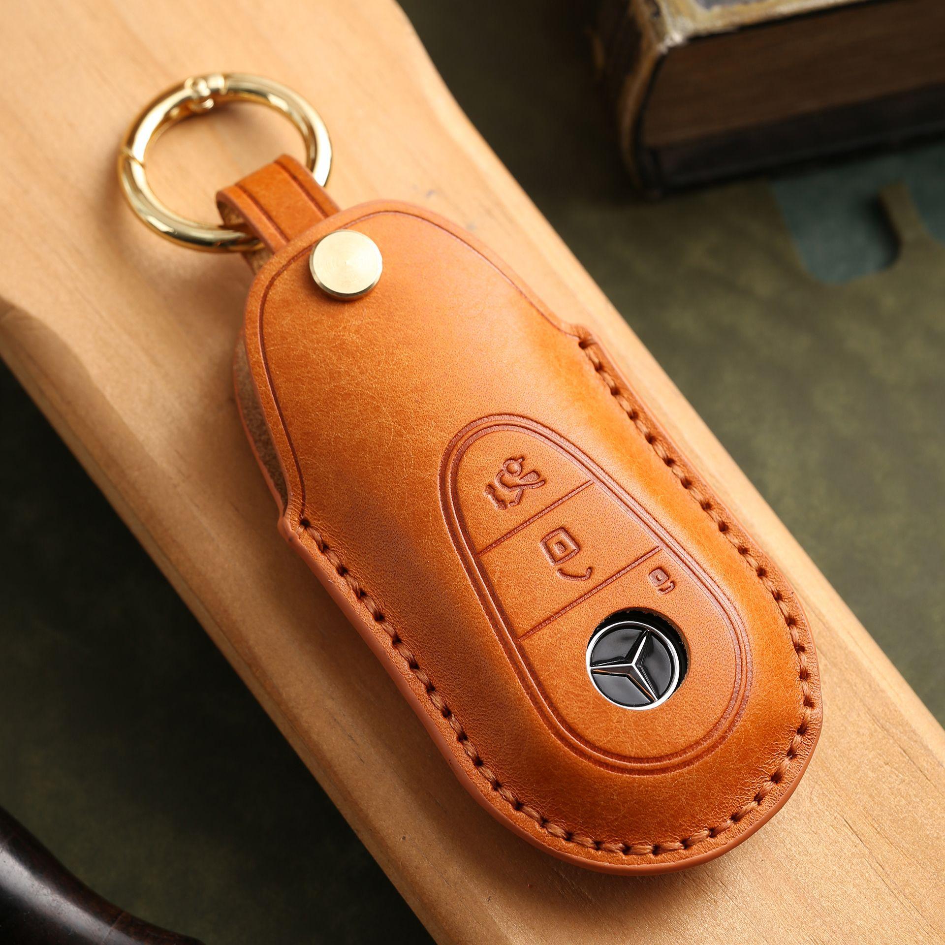 Customized car key bag is suitable for Mercedes-Benz 2021 new S450 S500 car handmade leather key cover оранжевый
Customized car key bag is suitable for Mercedes-Benz 2021 new S450 S500 car handmade leather key cover оранжевый