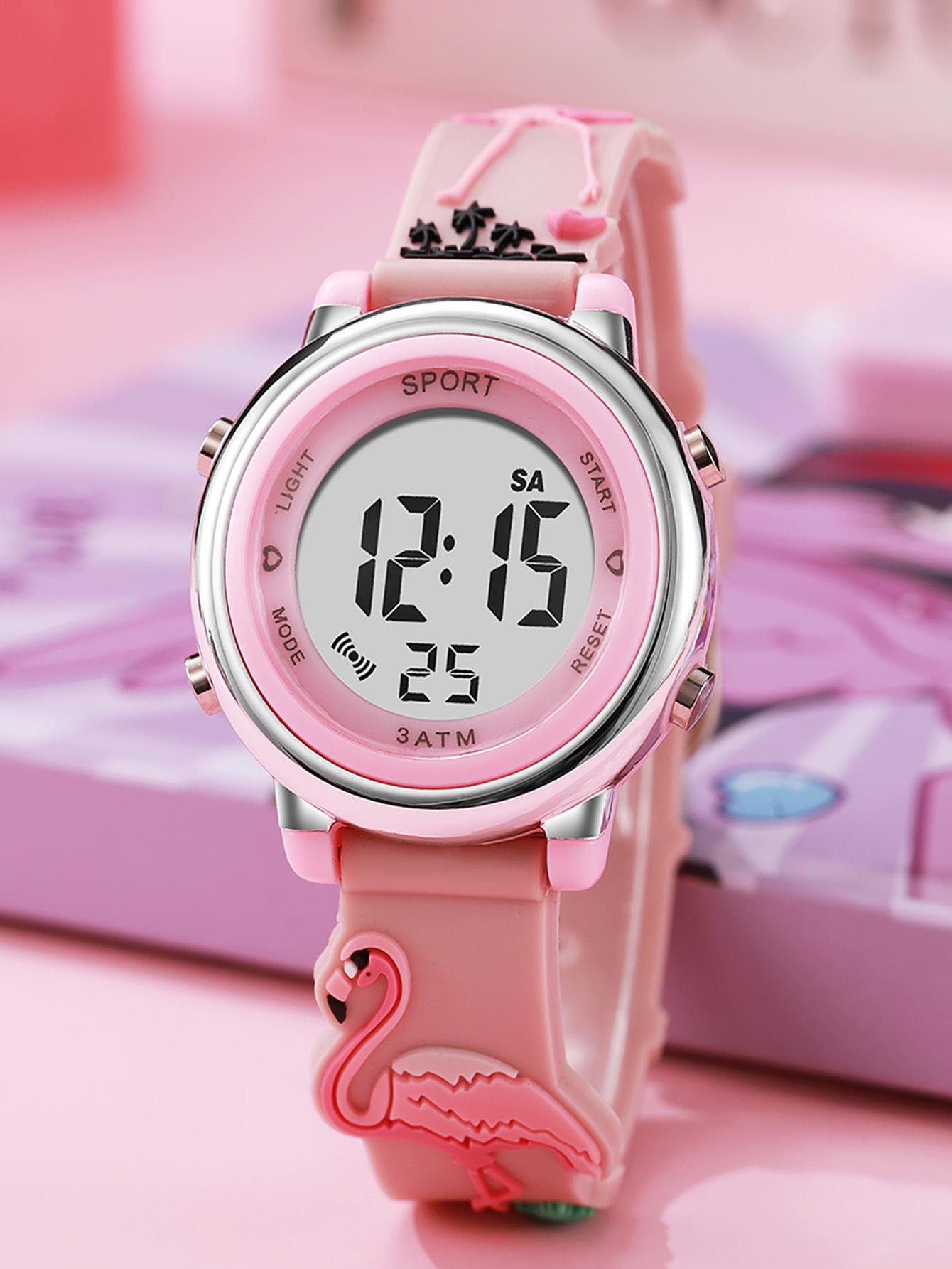 Cute Pink Flamingo Cartoon Silicone Electronic Watch with Strap for Christmas and Halloween Gifts розовый
Cute Pink Flamingo Cartoon Silicone Electronic Watch with Strap for Christmas and Halloween Gifts розовый
