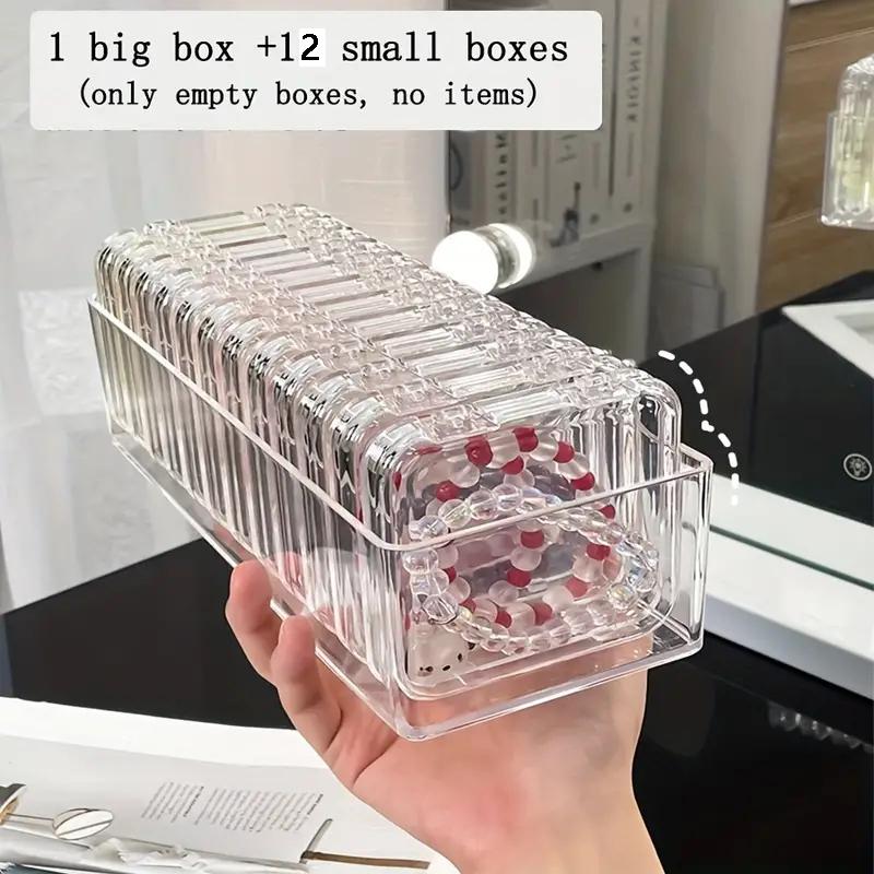 1L+12pc S Multifunction Jewelry Storage Crystal Playbook Bracelet Box Jewelry Necklace Dust-proof Transparent Desktop Organizer United States
1L+12pc S Multifunction Jewelry Storage Crystal Playbook Bracelet Box Jewelry Necklace Dust-proof Transparent Desktop Organizer United States