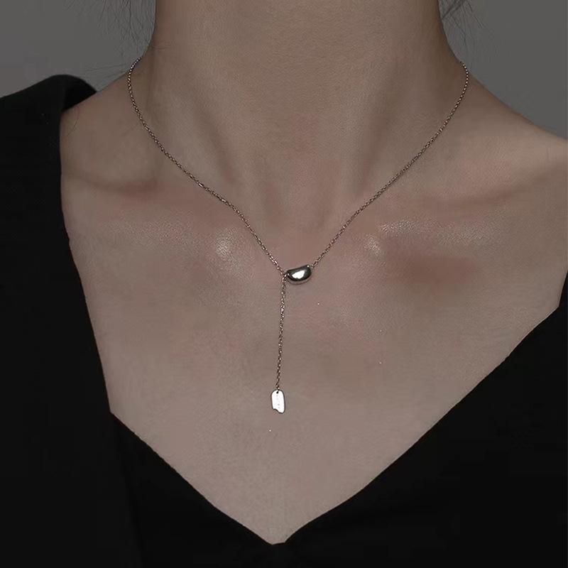 316l Stainless Steel Necklace Unique acacia bean geometric rectangular tassel Pendant chain necklace for women gift срібний
316l Stainless Steel Necklace Unique acacia bean geometric rectangular tassel Pendant chain necklace for women gift срібний