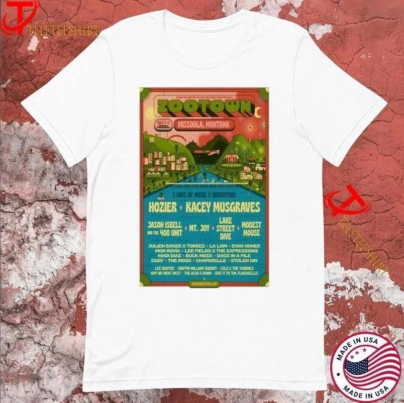 Zootown Festival July 4-5 2025 Missoula MT T-shirts XL
Zootown Festival July 4-5 2025 Missoula MT T-shirts XL
