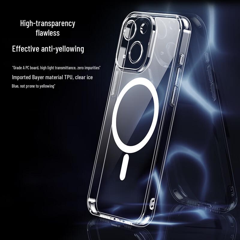 JD Zao iPhone 15 Plus Magsafe Clear Protective Case (2-Pack)
JD Zao iPhone 15 Plus Magsafe Clear Protective Case (2-Pack)