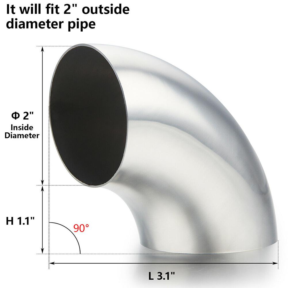 Stainless Steel Car Exhaust Weldable 90 Degree Bend Elbow Pipe, Perfect for Intake Systems and Exhaust Repairs
Stainless Steel Car Exhaust Weldable 90 Degree Bend Elbow Pipe, Perfect for Intake Systems and Exhaust Repairs