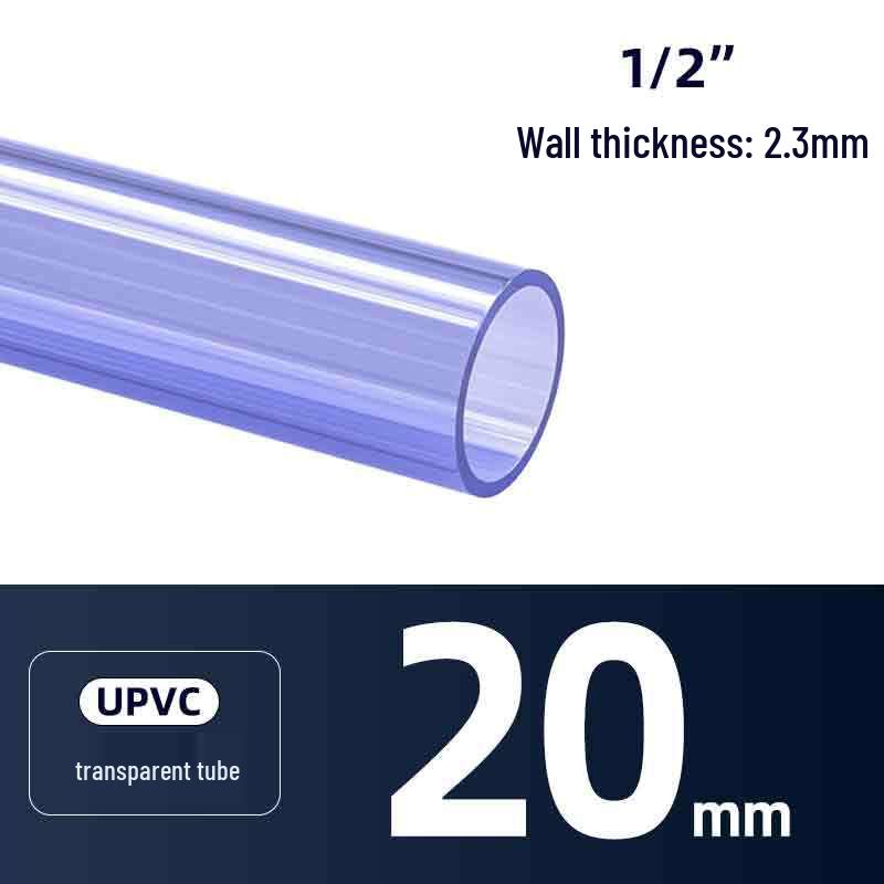 Transparent Blue PVC Water Pipe - Rigid Polyvinyl Chloride, Large Spec 160/225
Transparent Blue PVC Water Pipe - Rigid Polyvinyl Chloride, Large Spec 160/225