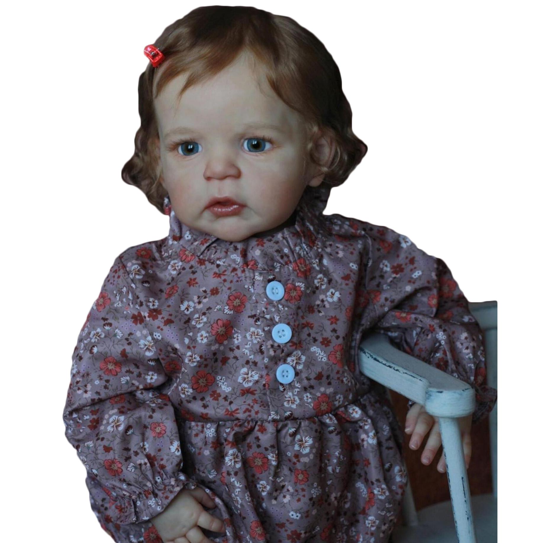 BZDOLL Реалистичная мягкая силиконовая кукла Reborn с прямыми ножками, 60 см, с 3D-окраской кожи и видимой веной, милый подарок на день рождения для новорожденного Bebe, 24 дюйма
BZDOLL Реалистичная мягкая силиконовая кукла Reborn с прямыми ножками, 60 см, с 3D-окраской кожи и видимой веной, милый подарок на день рождения для новорожденного Bebe, 24 дюйма