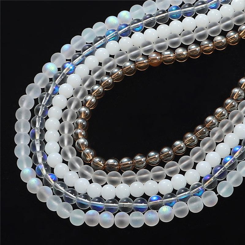 Iridescent Frosted Round Crystal Beads for DIY Jewelry & Accessories 6mm, Hole ~1.5mm, 50 pcs/bag
Iridescent Frosted Round Crystal Beads for DIY Jewelry & Accessories 6mm, Hole ~1.5mm, 50 pcs/bag