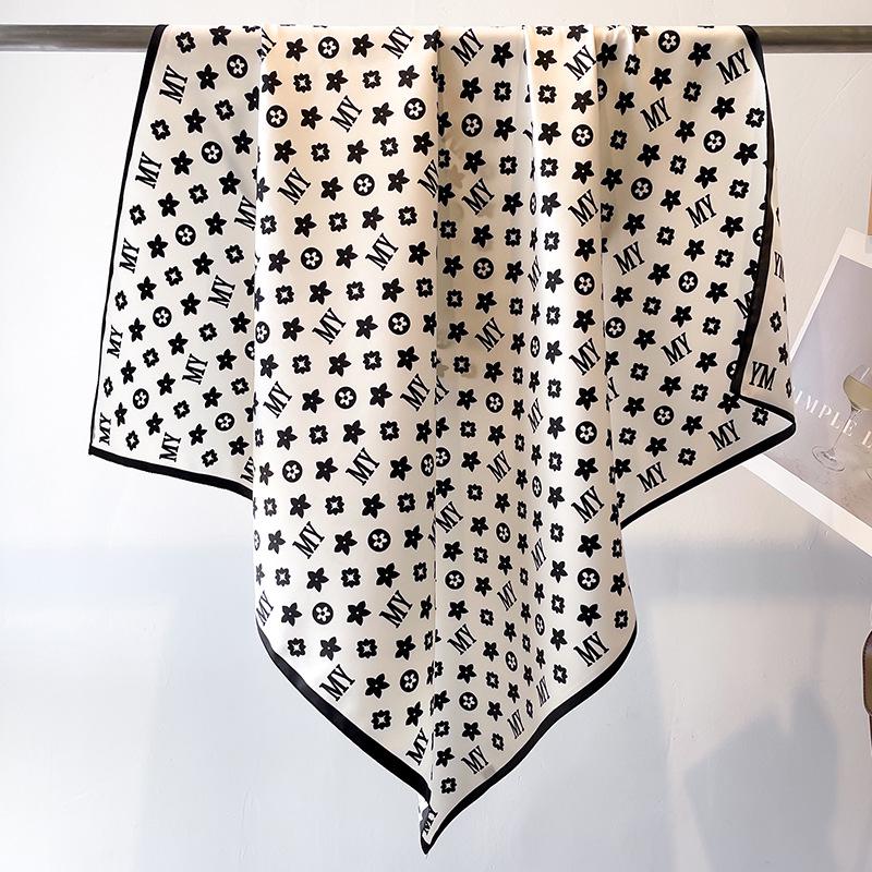 Смугастий твіловий шовковий шарф: Велика квадратна шаль та сонцезахисна дорожня хустка на голову - 90 см, ідеально підходить для весни та осені 90x90cm
Смугастий твіловий шовковий шарф: Велика квадратна шаль та сонцезахисна дорожня хустка на голову - 90 см, ідеально підходить для весни та осені 90x90cm