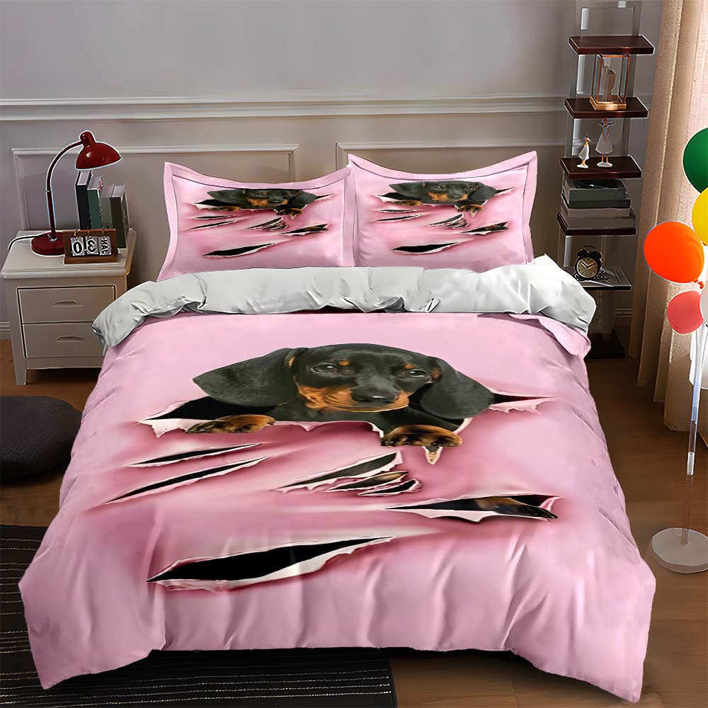 Dog tearing fabric Bedding Duvet cover sets Duvet covers Pillowcases gifts (1 * Duvet Cover 2 * Pillowcases, without duvet insert) 135x200cm
Dog tearing fabric Bedding Duvet cover sets Duvet covers Pillowcases gifts (1 * Duvet Cover 2 * Pillowcases, without duvet insert) 135x200cm