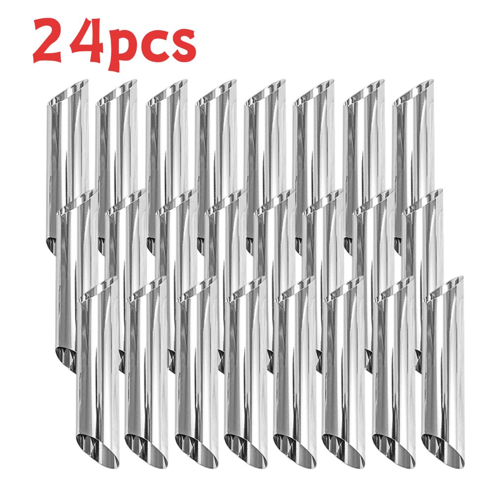 24pcs Beveled Cylinders Non-stick Essential for Baking Enthusiasts Croissant Pastry Dough Roll Brioche Kitchen Supplies YMY
24pcs Beveled Cylinders Non-stick Essential for Baking Enthusiasts Croissant Pastry Dough Roll Brioche Kitchen Supplies YMY