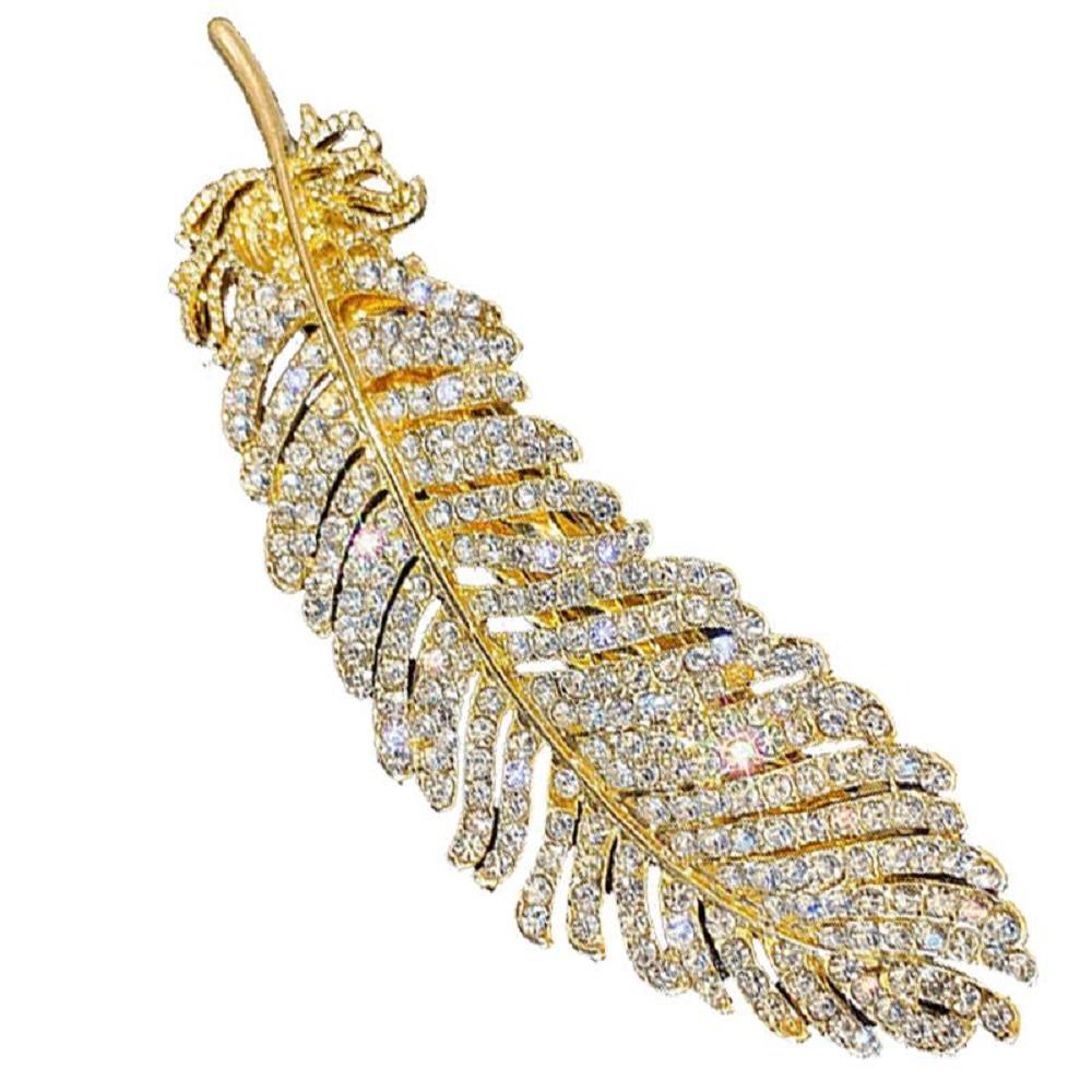 Большие Девочки Стразы Элегантные Перья Заколки для Волос Кристальные Заколки Зажим для Волос сбоку Женская Заколка золотой
Большие Девочки Стразы Элегантные Перья Заколки для Волос Кристальные Заколки Зажим для Волос сбоку Женская Заколка золотой