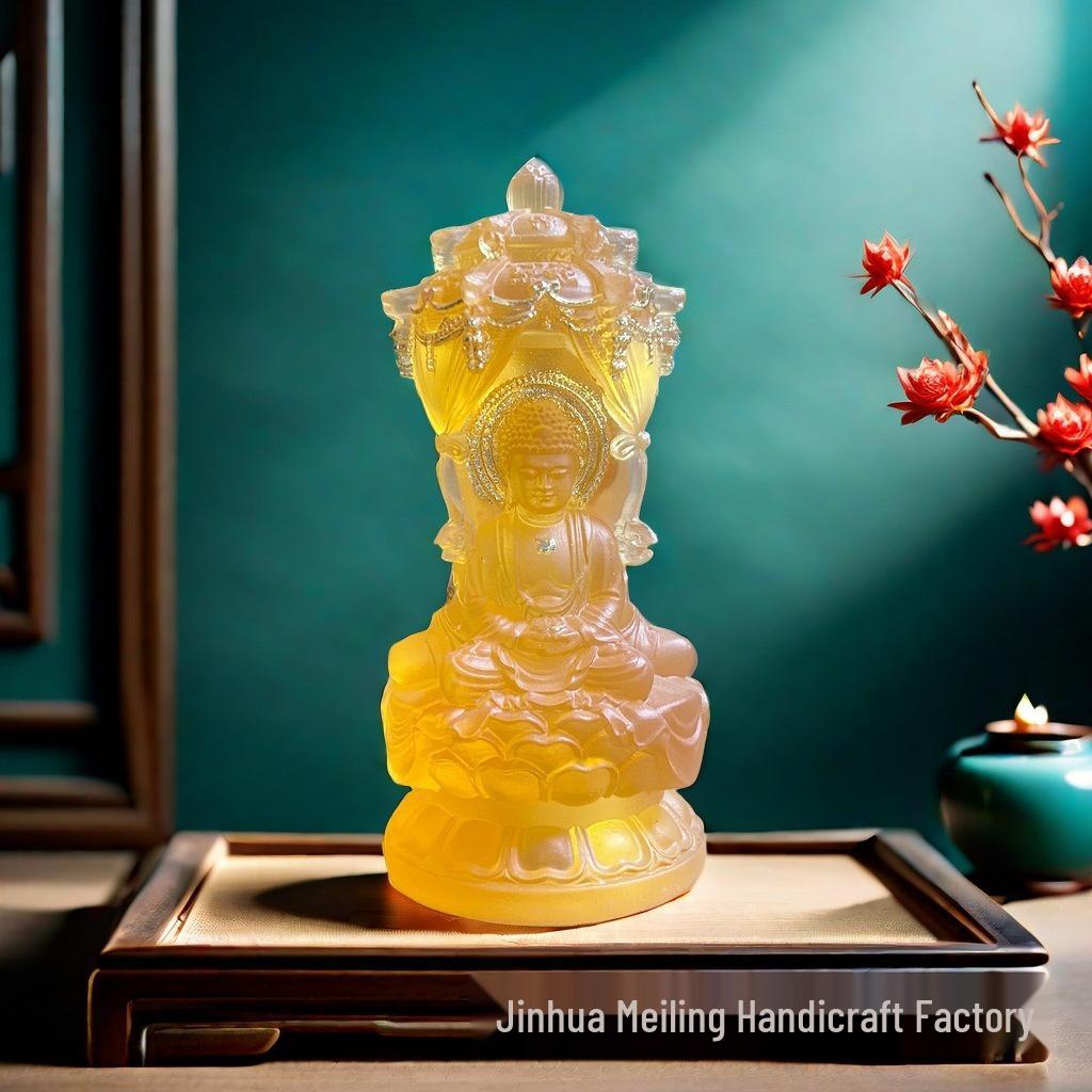 Western Three Saints Water Glazed Resin Statue: Amitabha Buddha, Guanyin & Mahasthamaprapta
Western Three Saints Water Glazed Resin Statue: Amitabha Buddha, Guanyin & Mahasthamaprapta