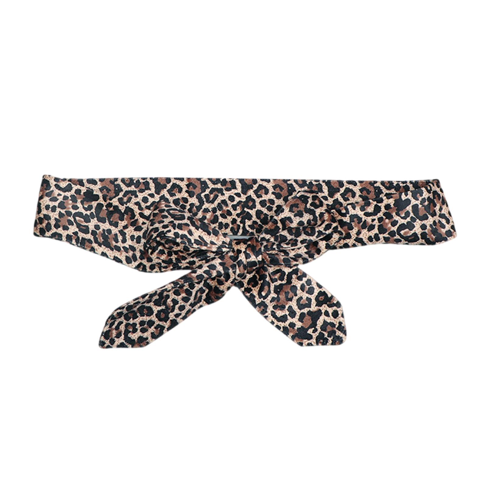 Stylish Self Tied Leopard Belt for Women Men Eye Catching Dress Belt Waistband Female Aesthetic Belt Waist Ornament
Stylish Self Tied Leopard Belt for Women Men Eye Catching Dress Belt Waistband Female Aesthetic Belt Waist Ornament