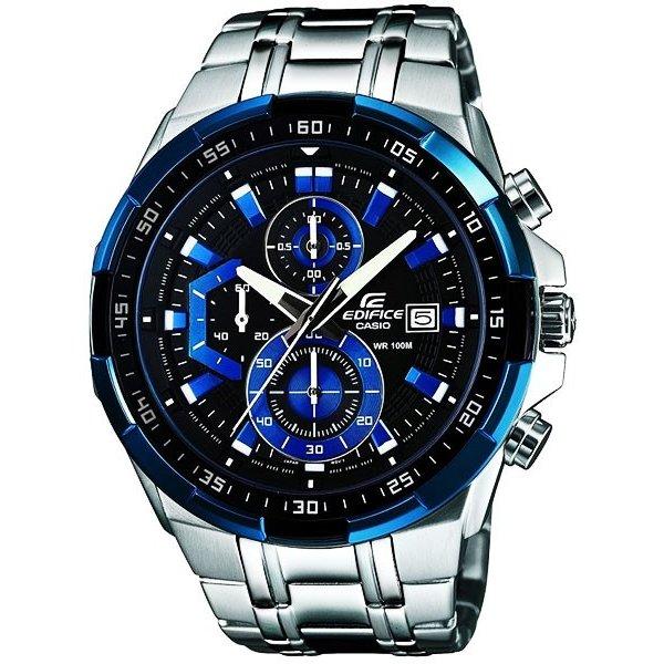 Мужские Синие Серебристые Casio EDIFICE 100м Водонепроницаемые Хронограф CASIO EFR-539D-1A2
Мужские Синие Серебристые Casio EDIFICE 100м Водонепроницаемые Хронограф CASIO EFR-539D-1A2