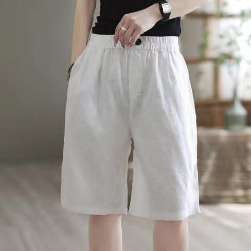 2025 Summer Women s High-Waist Cotton Linen Shorts - Versatile, Slimming, Mid-Length, Loose Fit Casual Pants 2XL білий
2025 Summer Women s High-Waist Cotton Linen Shorts - Versatile, Slimming, Mid-Length, Loose Fit Casual Pants 2XL білий