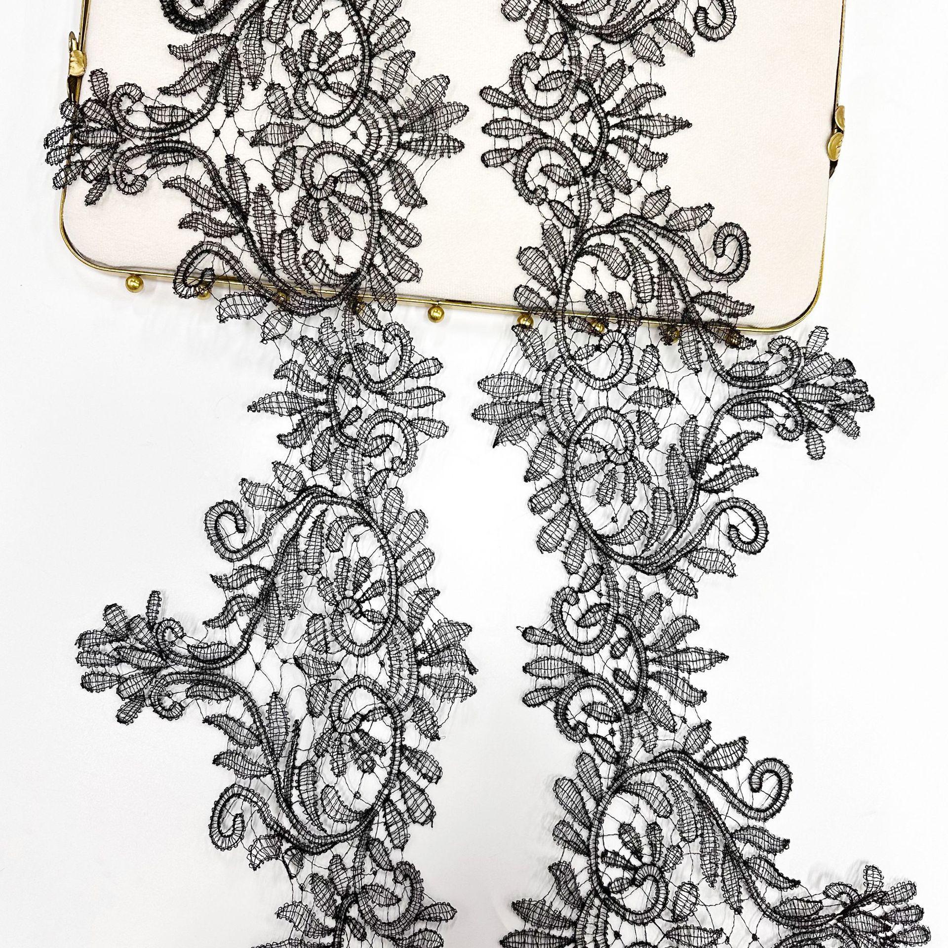 Высококачественная черная водорастворимая вышивка штрих-код DIY одежда платье платье декоративные аксессуары кружево 7474 black one size
Высококачественная черная водорастворимая вышивка штрих-код DIY одежда платье платье декоративные аксессуары кружево 7474 black one size