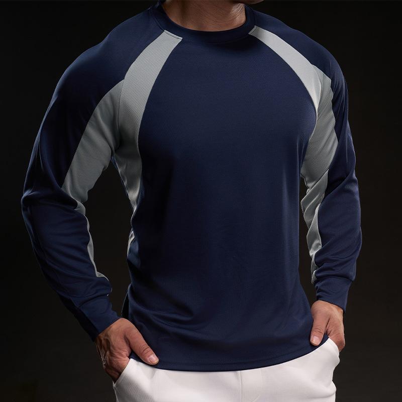 Мужская футболка с длинным рукавом из ледяного шелка для бега и фитнеса на открытом воздухе, весна-осень, доминирующий мышечный стиль, тонкая футболка для мужчин XXXL
Мужская футболка с длинным рукавом из ледяного шелка для бега и фитнеса на открытом воздухе, весна-осень, доминирующий мышечный стиль, тонкая футболка для мужчин XXXL