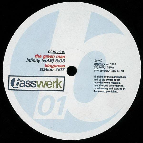 12inch Record GREEN MAN / KINGPRESS / BASZTART - Basswerk 01 BASSWERK01 Basswerk 1997 Germany Dance & Electronica Used
12inch Record GREEN MAN / KINGPRESS / BASZTART - Basswerk 01 BASSWERK01 Basswerk 1997 Germany Dance & Electronica Used
