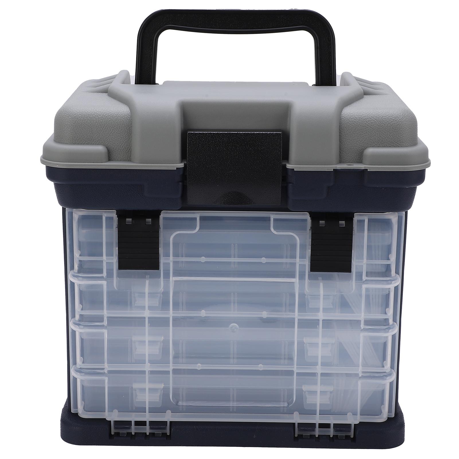 Portable Utility 4 Layers Big Fishing Tackle Box Plastic Handle Carp Fishing Case Tools
Portable Utility 4 Layers Big Fishing Tackle Box Plastic Handle Carp Fishing Case Tools