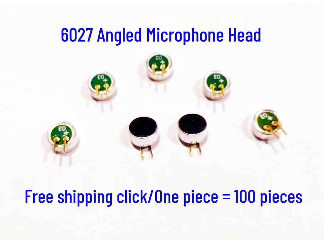 Electret 6027P Bent Pin High Sensitivity Condenser Microphone - 100 Pack Other
Electret 6027P Bent Pin High Sensitivity Condenser Microphone - 100 Pack Other