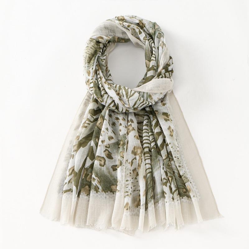 Осень горячая новинка леопардовый принт ледяной шелк фестиваль универсальное длинное полотенце высококлассное женское пальто для улицы защита от солнца пляжное полотенце 185*90cm