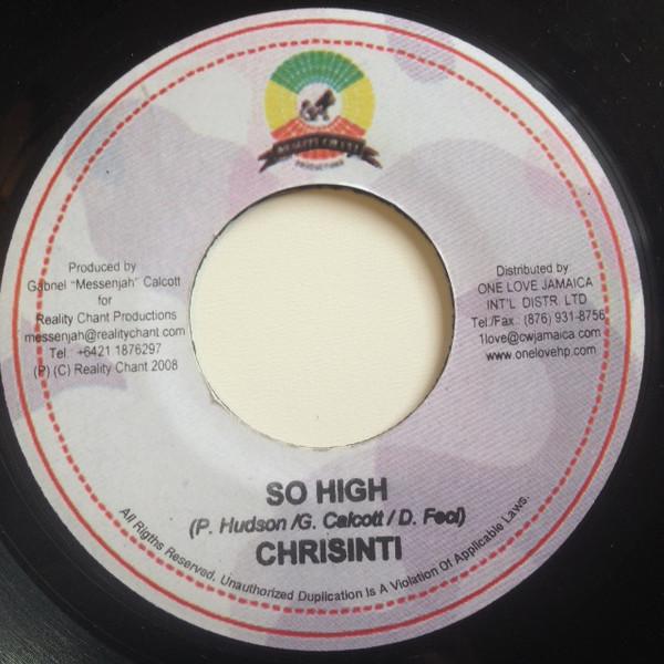 7inch Record CHRISINTI / GINJAH - So High / Happy Years NONE Reality Chant P 2008 Jamaica Reggae, Ska & Dub Used
7inch Record CHRISINTI / GINJAH - So High / Happy Years NONE Reality Chant P 2008 Jamaica Reggae, Ska & Dub Used