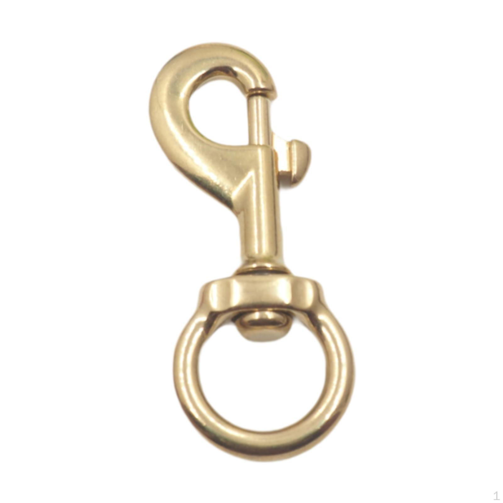 Латунный карабин с пряжкой-крючком, многофункциональный портативный поворотный люверс, брелок для ключей, зажим для рюкзака 2.2cmx8.4cm
Латунный карабин с пряжкой-крючком, многофункциональный портативный поворотный люверс, брелок для ключей, зажим для рюкзака 2.2cmx8.4cm